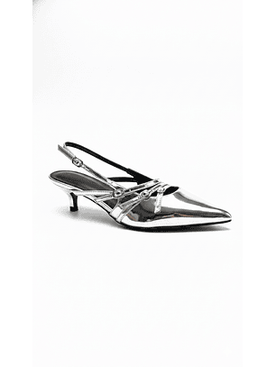 Tacón Kitten Heel suel silver 5-16 