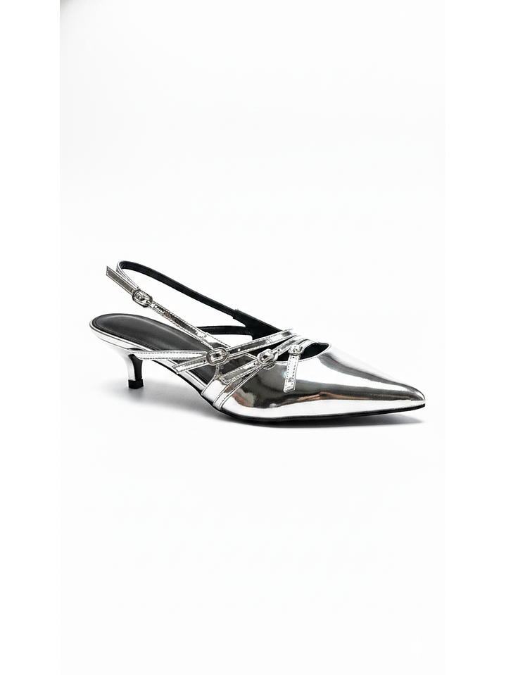 Tacón Kitten Heel suel silver 5-16  1