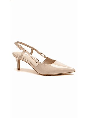 Tacón Stiletto suel beige  H100