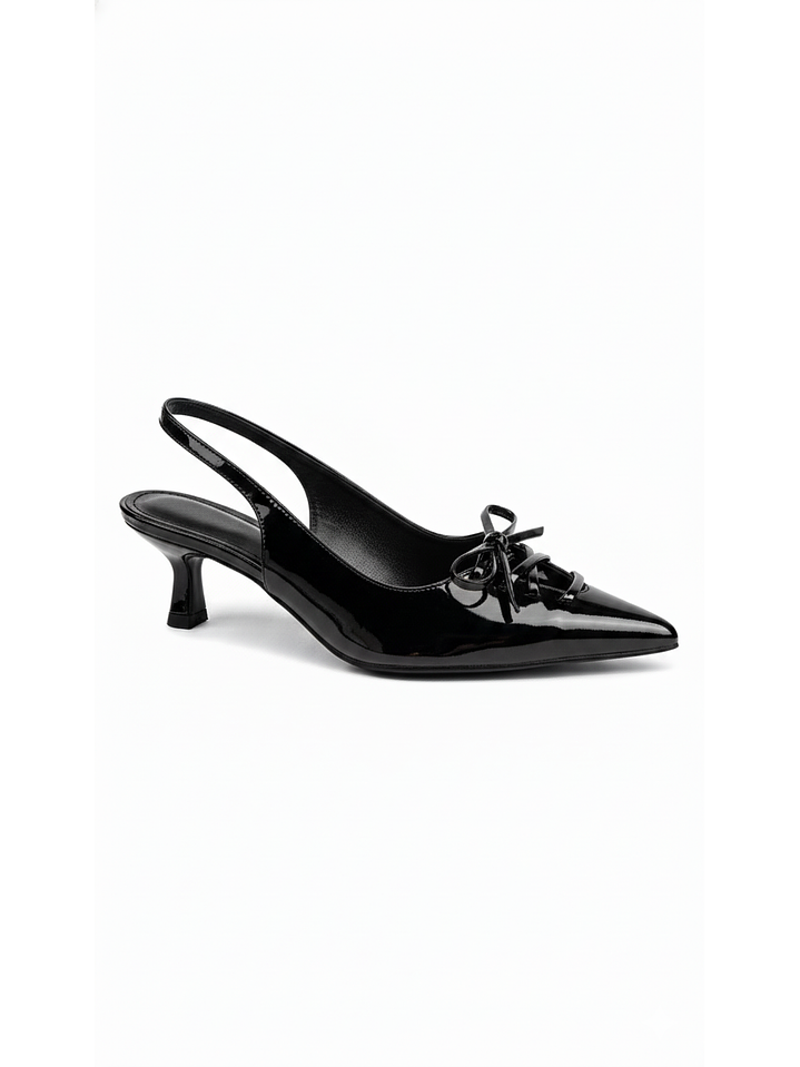 Tacón Kitten Heel suel negro 78  1