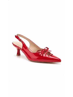 Tacón Kitten Heel suel rojo 78 