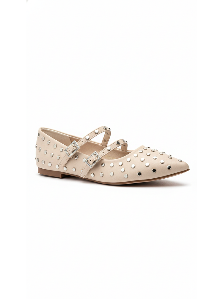 Ballerina Mary Jane Suel beige 86 1