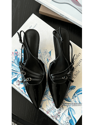 Tacón Kitten Heel suel negro 15-1