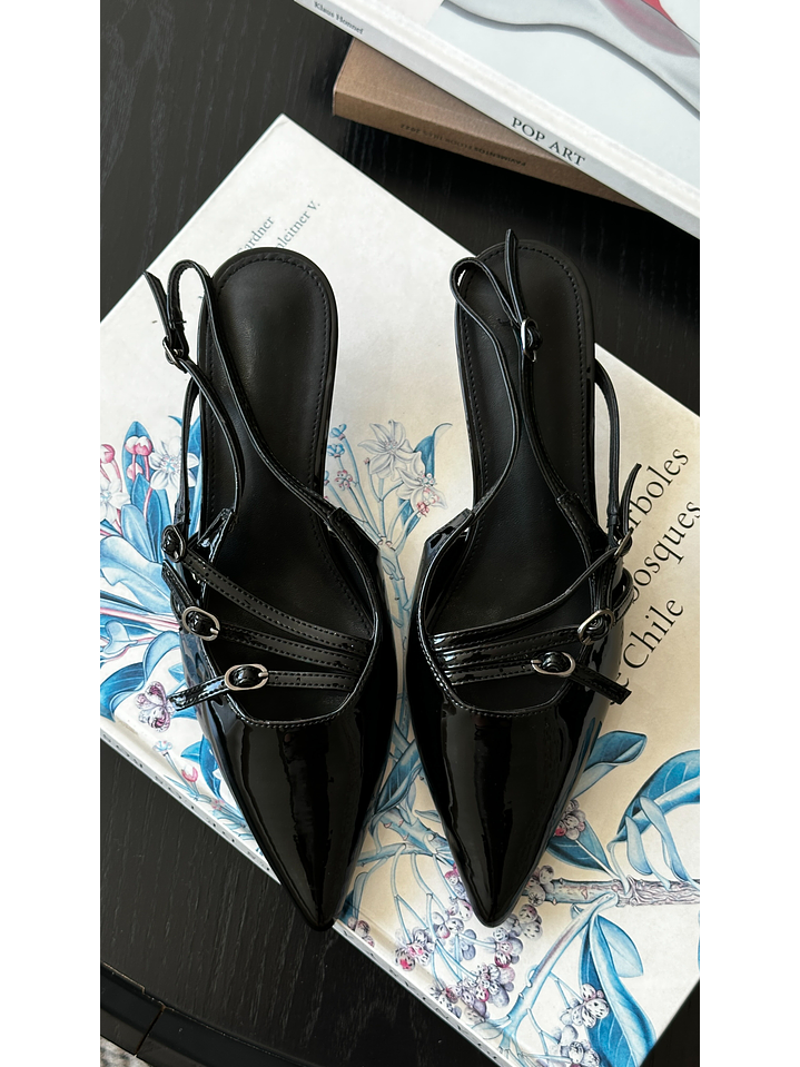 Tacón Kitten Heel suel negro 15-1 2