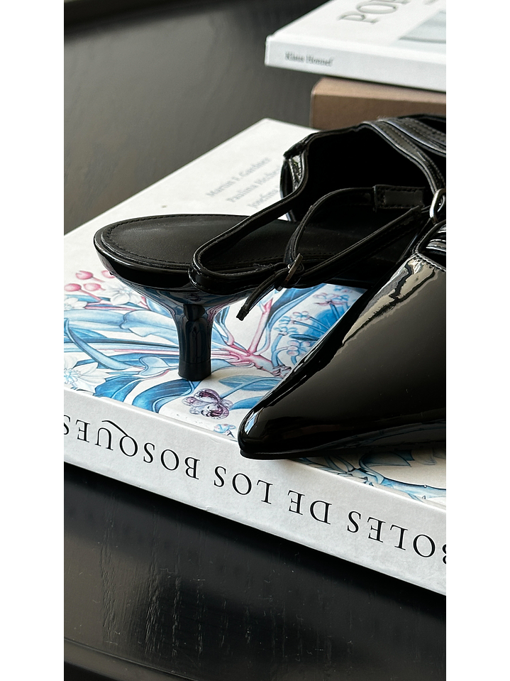 Tacón Kitten Heel suel negro 15-1 3