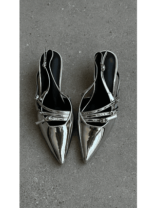 Tacón Kitten Heel suel silver 5-16 