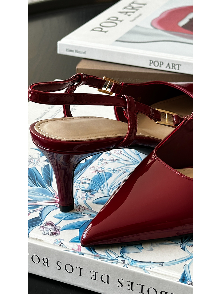 Tacón Stiletto suel rojo  H100 3