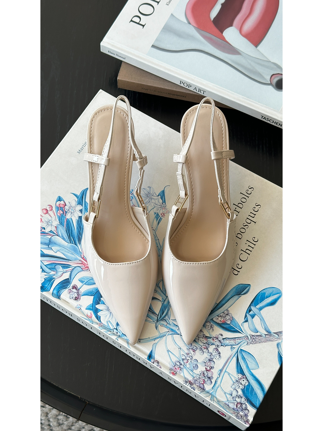 Tacón Stiletto suel beige  H100 2