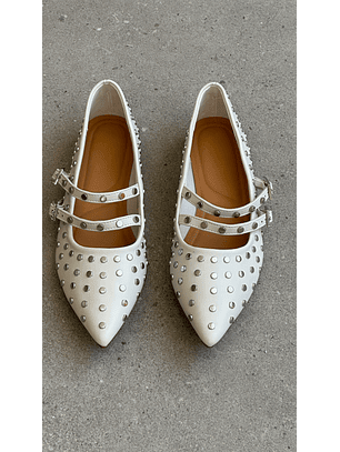 Ballerina Mary Jane Suel beige 86