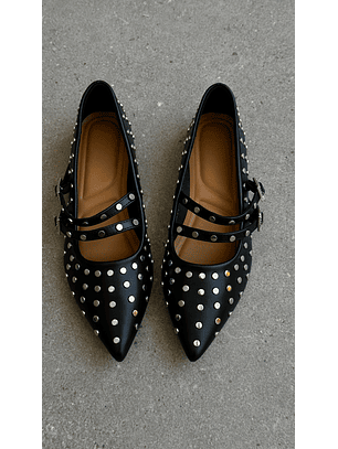 Ballerina Mary Jane Suel negro 86