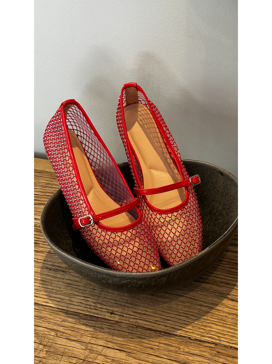 Ballerina Mary Jane Suel rojo 68 3