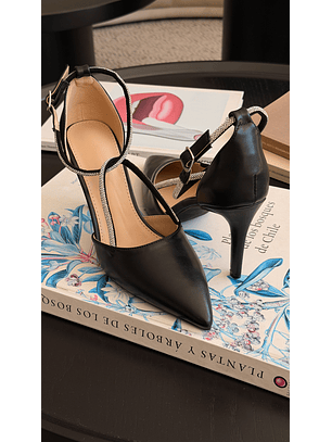 Tacón Stiletto Suel Negro H70