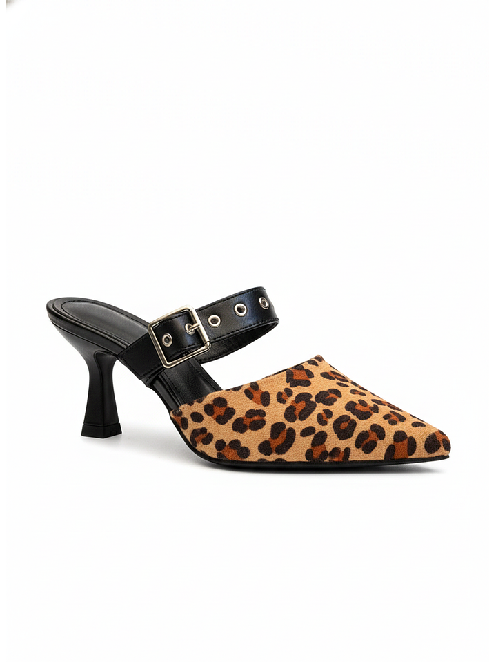 Tacón Kitten Heel Suel Leopardo H77 1