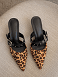 Tacón Kitten Heel Suel Leopardo H77 - Miniatura 3