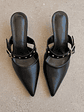 Tacón Kitten Heel Suel Negro H77 - Miniatura 2