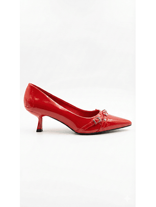 Tacón Kitten Heel Suel Rojo H69
