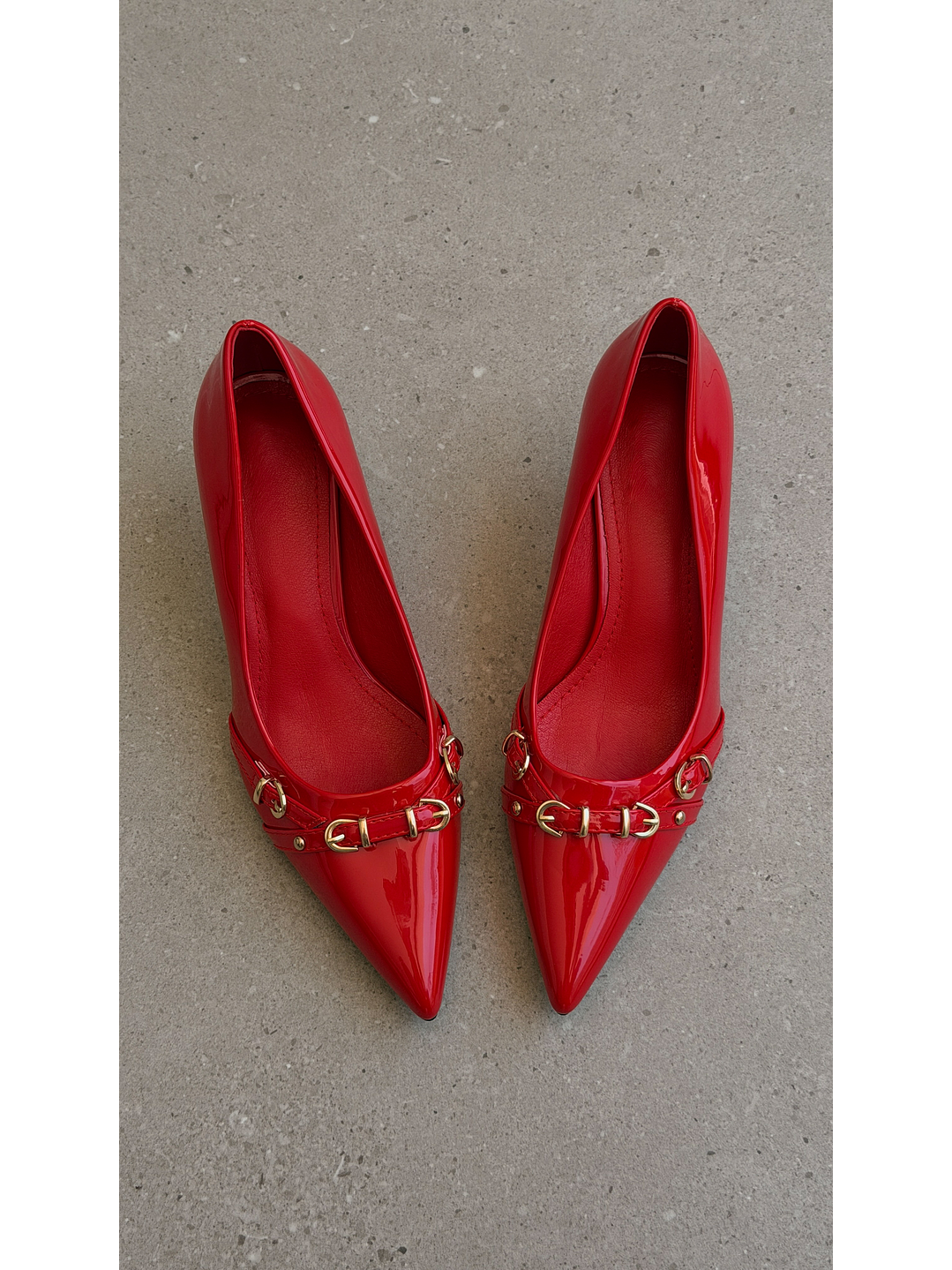 Tacón Kitten Heel Suel Rojo H69 2