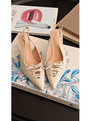 Tacón Kitten Heel suel beige 78