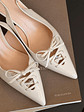 Tacón Kitten Heel suel beige 78 - Miniatura 4