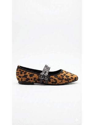 Ballerinas Mary jane suel Leopard 2185CO