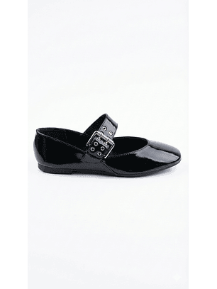 Ballerinas Mary jane suel negro  2187H