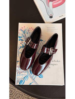 Ballerinas Mary jane suel Burdeo 2187BR