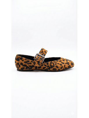Ballerinas Mary jane suel Leopard 2187CO