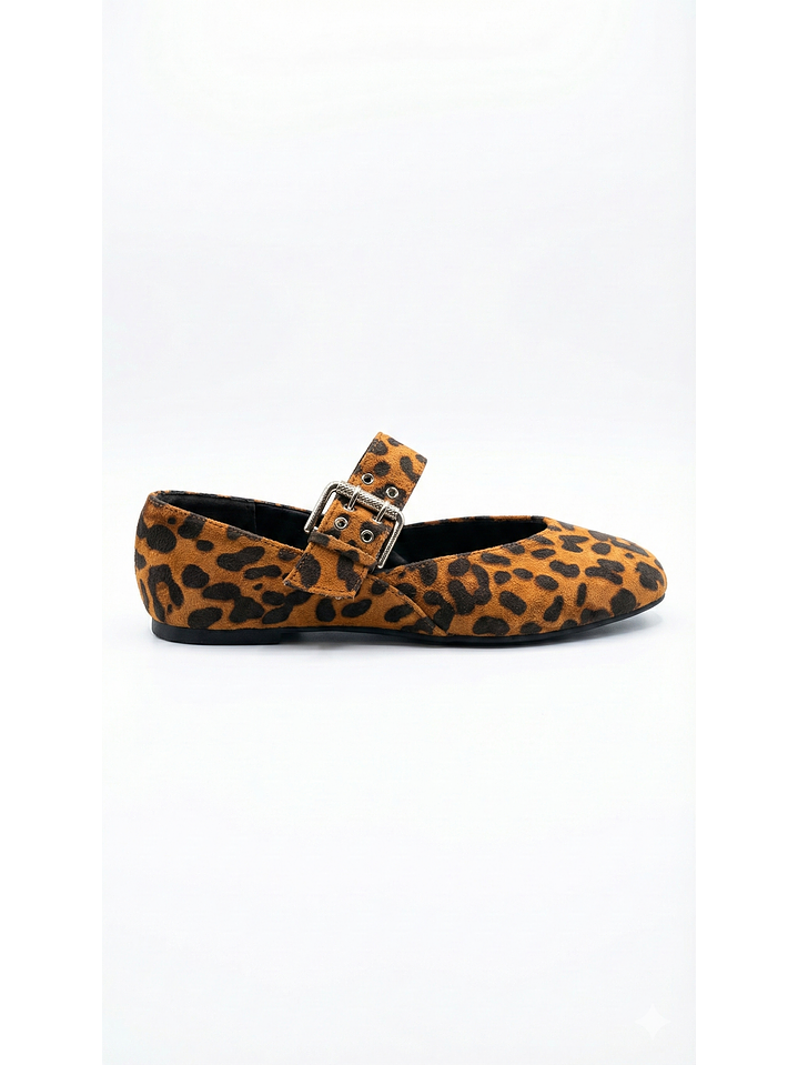 Ballerinas Mary jane suel Leopard 2187CO 1