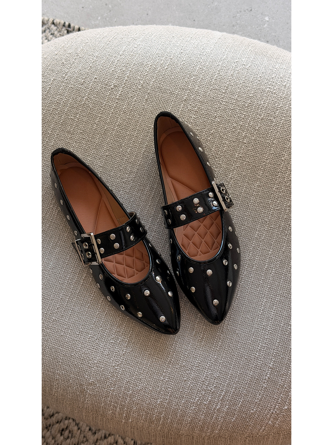 Ballerinas Mary jane suel Negro 2186H 2