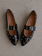 Ballerinas Mary jane suel Negro 2186H - Miniatura 4