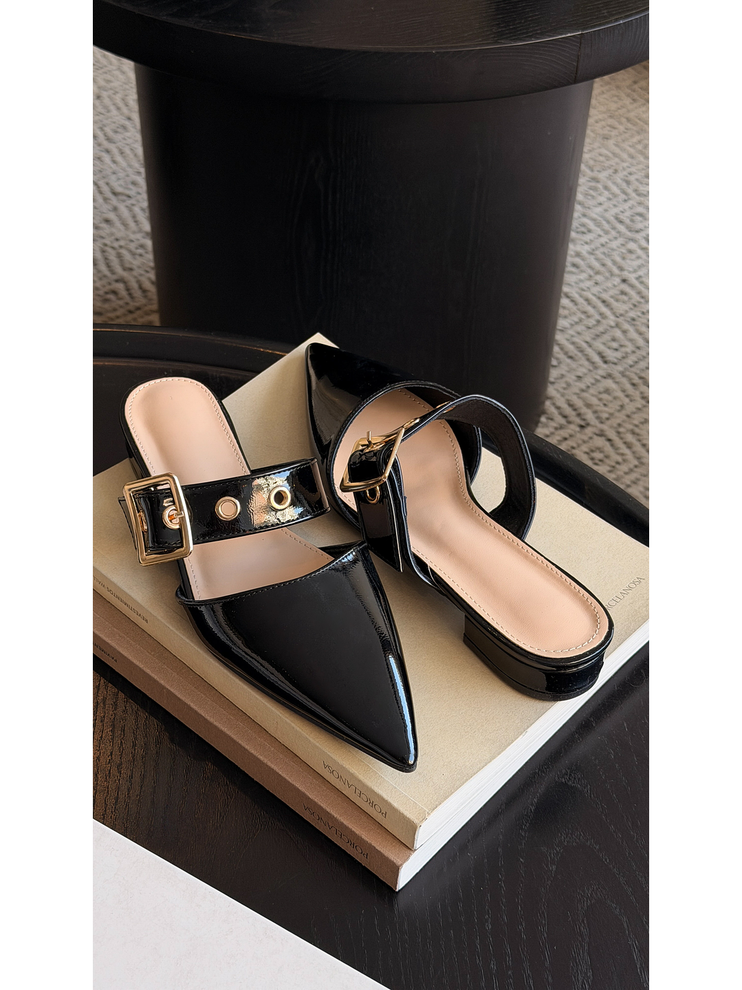 Puntillas Slingback suel Negro  2151H 3