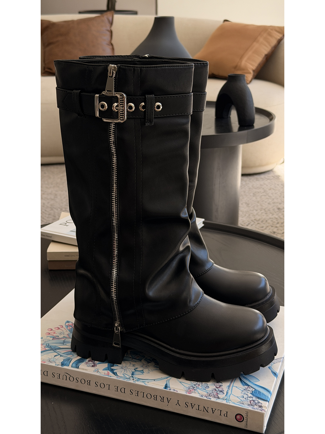 Botas altas suel negro 86-1 3