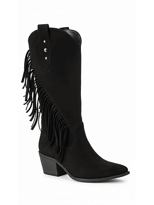 Botas vaqueras suel Negro 2661