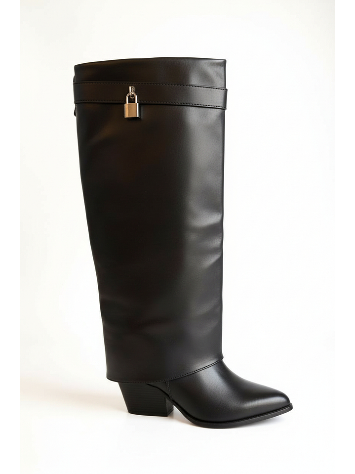 Botas altas suel negro 16-1 1