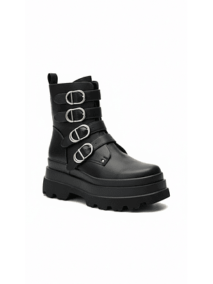 Botín suel negro 2621