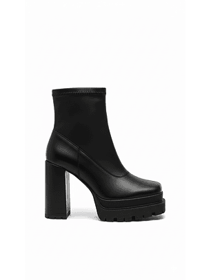 Botín suel negro Y29