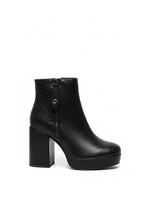 Botín suel negro 18