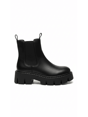 Botín suel negro 29