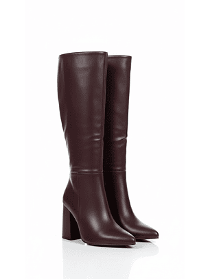 Botas altas suel burdeo 5-20