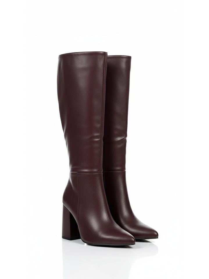 Botas altas suel burdeo 5-20 1