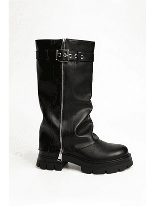 Botas altas suel negro 86-1