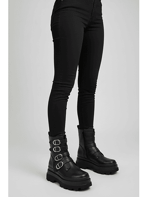 Botín suel negro 2621