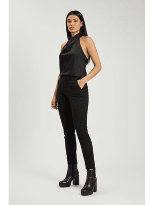 Botín suel negro 18