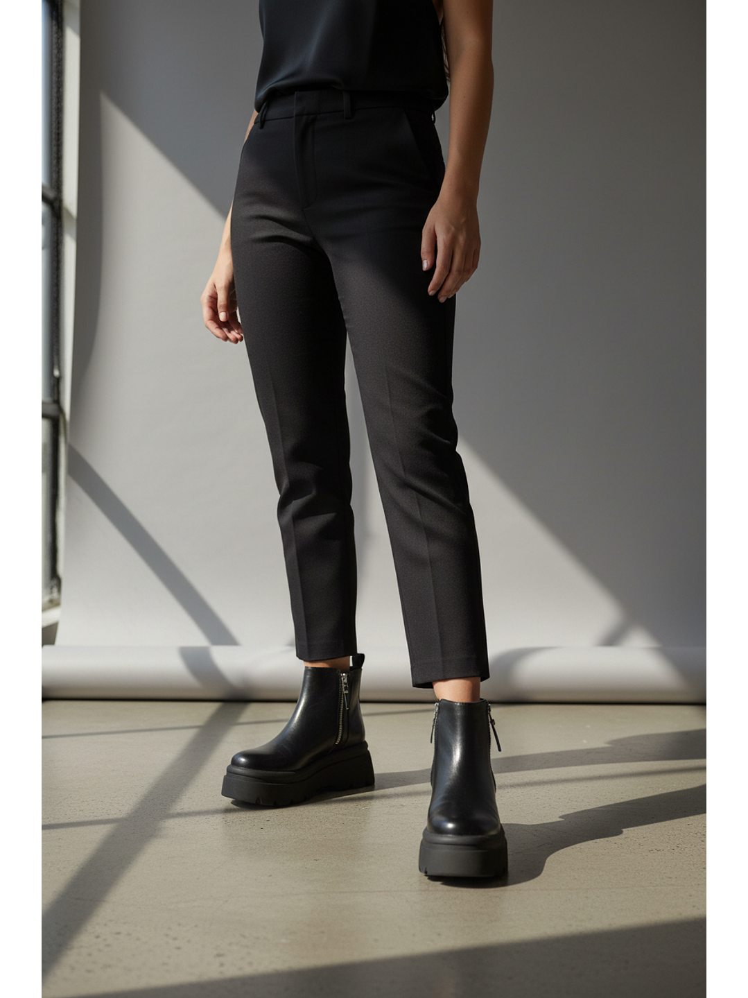 Botín suel negro 2613 2