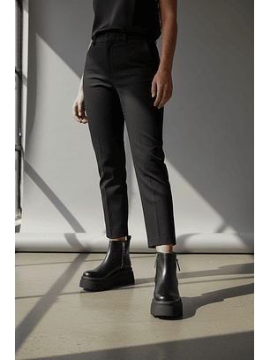 Botín suel negro 2613