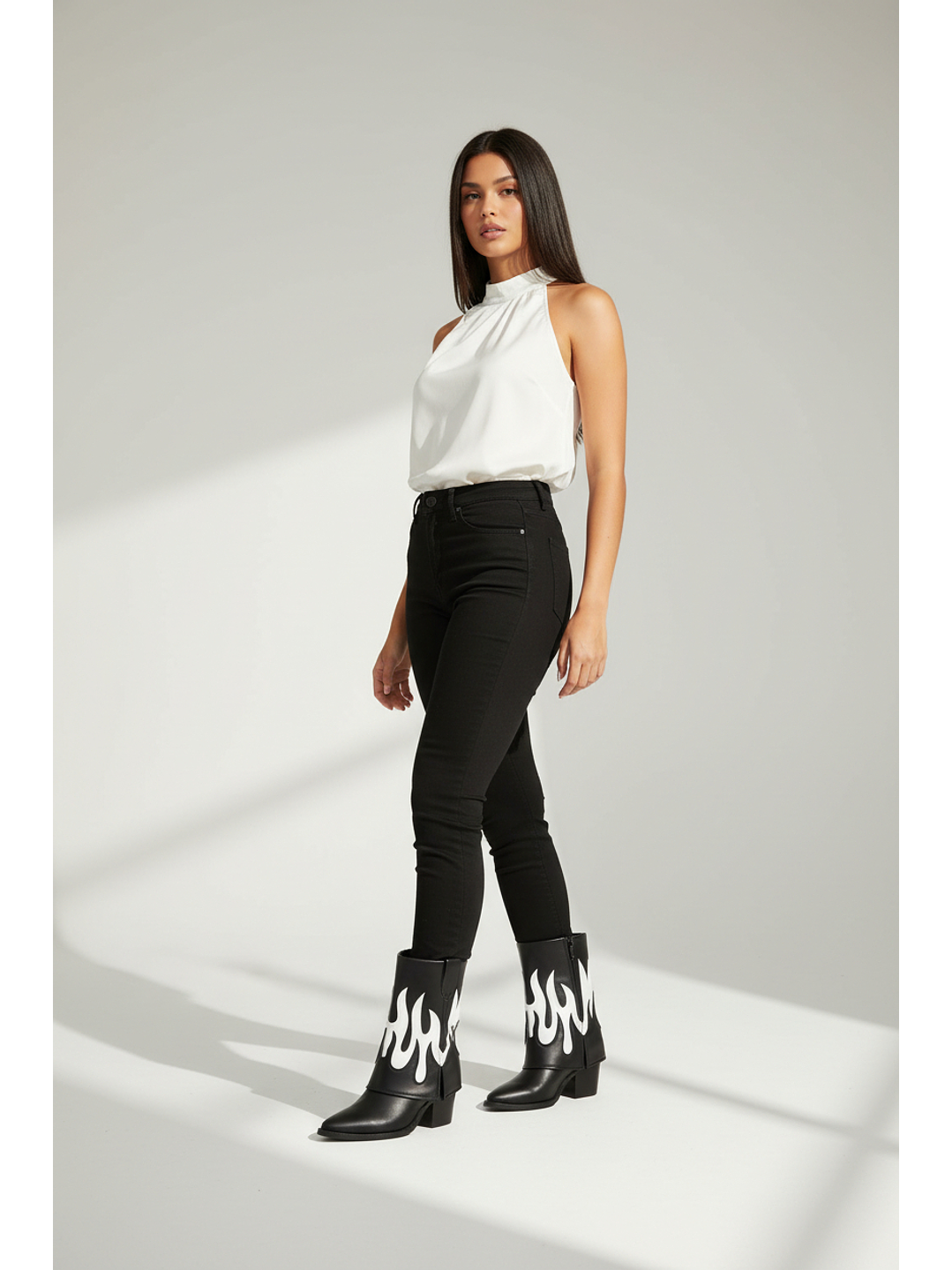 Botas vaqueras suel negro 2633 2