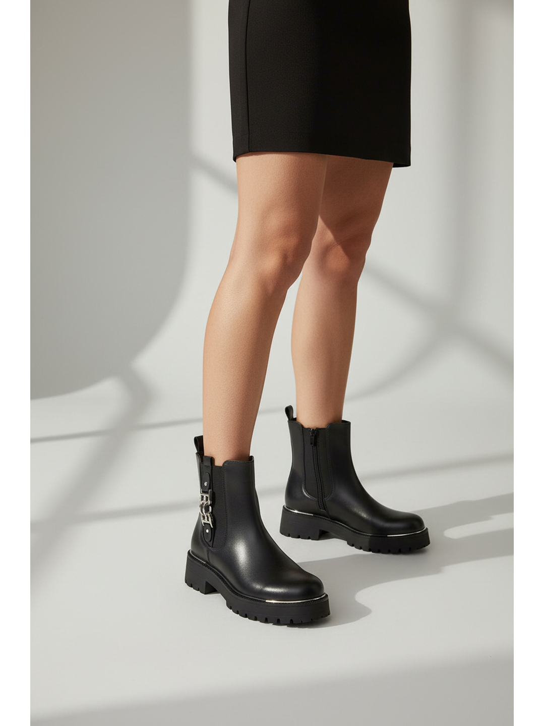 Botín suel negro 11-8 2