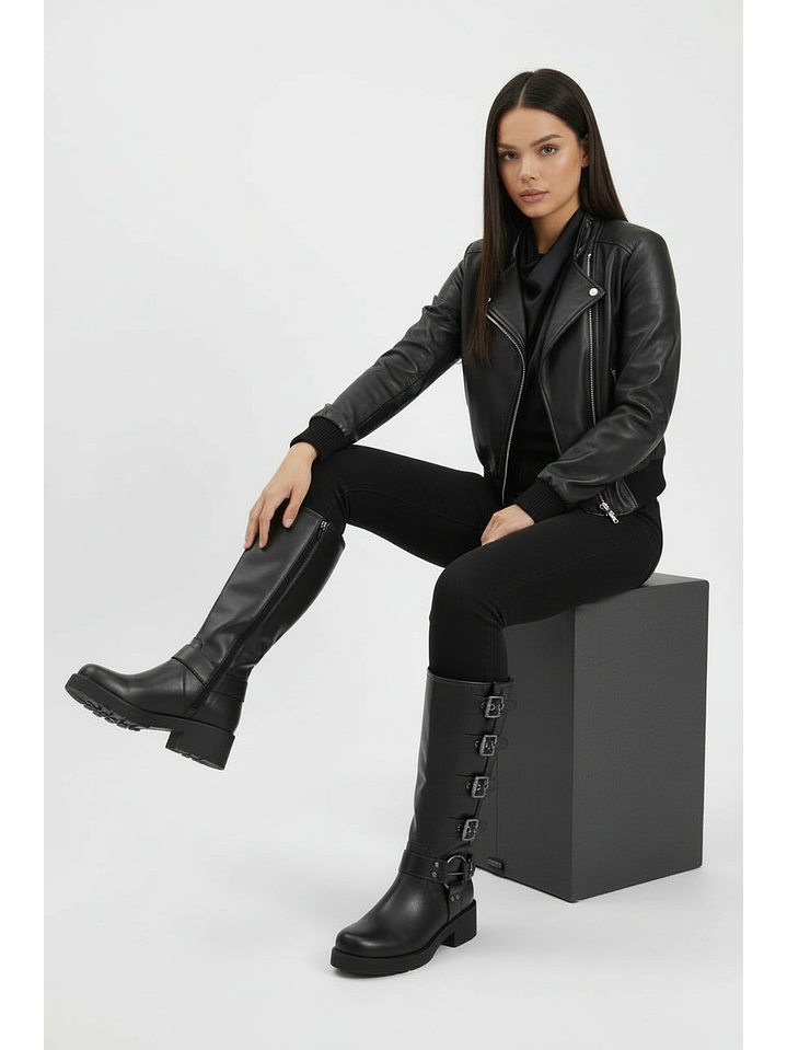 Botas altas suel negro 13-1 2