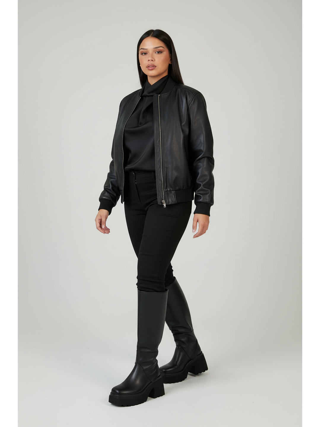 Botas altas suel negro 522 2