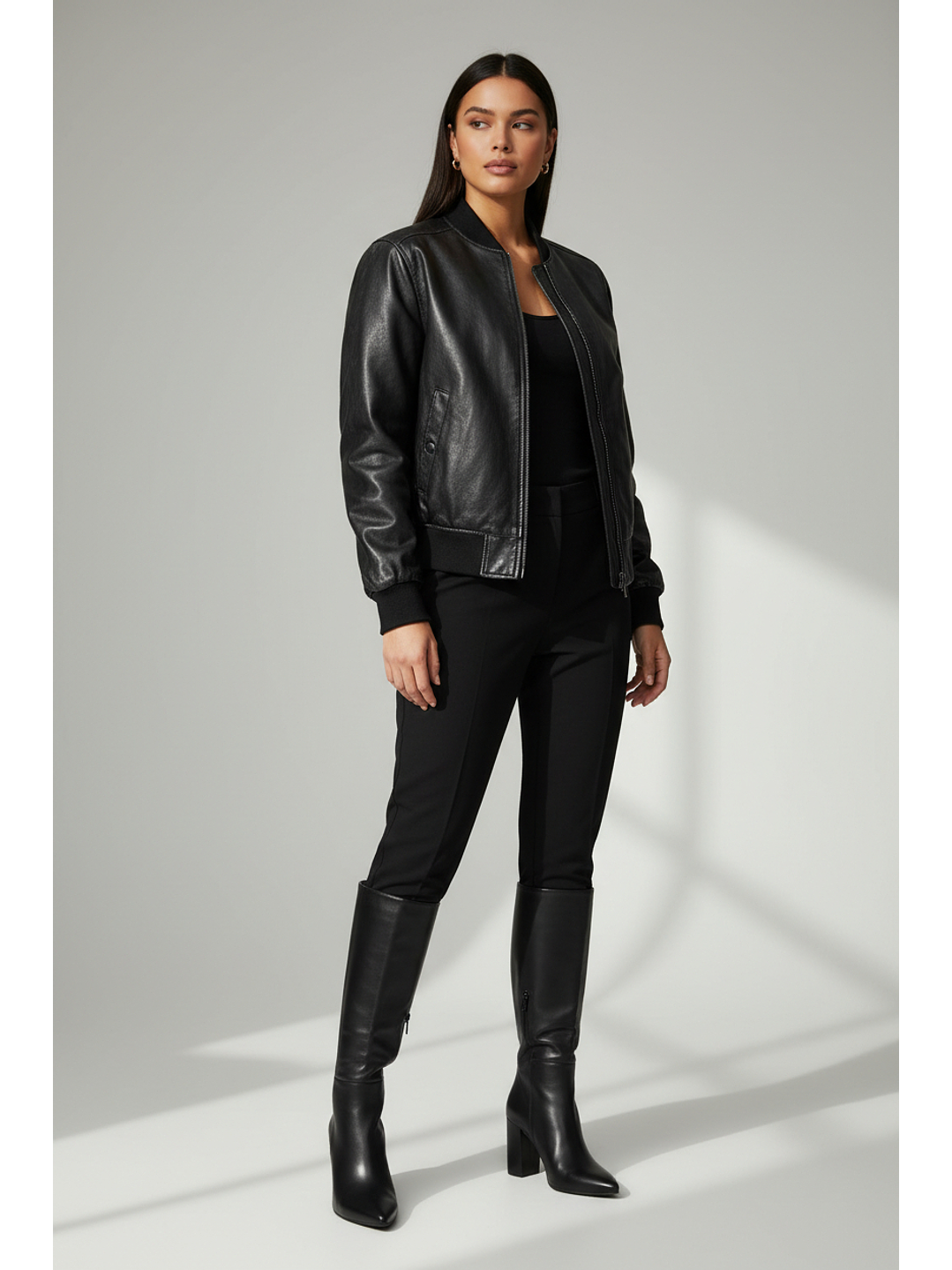 Botas altas suel negro 009 2